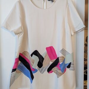 Women's Abstract Print Top